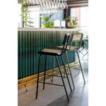 Black bar stool with jort (zuiver) beauty flaw