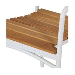 Solid wood garden armchair eva (dacore)