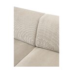 Beige velvet corner sofa (melva)