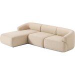 Бежевый дизайнерский угловой диван (софия) нетронутый