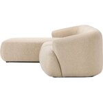 Beige design corner sofa (sofia) intact