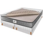 Bed base+spring mattress excellence (literie de paris) 180x200 intact