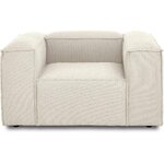 Light beige armchair (Lennon) 130cm with cosmetic defect