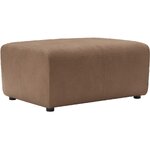 Leather ottoman on the friest (rolf benz)