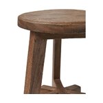 Solid wood stool (dingklik) with beauty defect