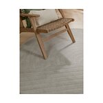 Dark beige round wool rug (mason) d=200 whole