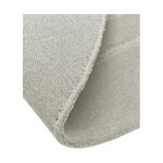 Dark beige round wool rug (mason) d=200 whole