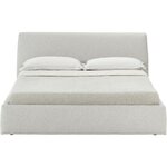 Beige bed with storage (cloud) 180x200 with cosmetic flaws