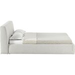 Beige bed with storage (cloud) 180x200 with cosmetic flaws
