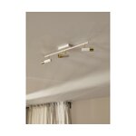 Baltā zelta LED griestu lampa (bobijs)