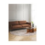 Taupe Värvi Ümmargune Viskoosvaip (Jane)D=120