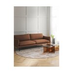 Taupe Värvi Ümmargune Viskoosvaip (Jane)D=120