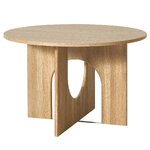 Helepruun Ümmargune Söögilaud (Apollo) d=120