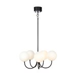 Must-Valge LED Rippvalgusti Cinco (Markslöjd)
