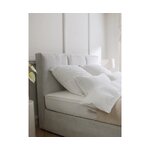 Vaaleanharmaa mannermainen sänky (oberon) 160x200 ehjä