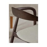 Ruskea design-tuoli verhoilulla (angelina) pieni kauneusvirhe