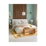 Vaaleanharmaa sänky (hämärä) 180x200