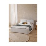 Vaaleanharmaa sänky säilytystilalla (unelma) 140x200 ehjä