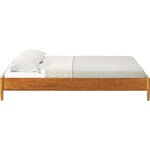 Vaaleanruskea päätön sänky (Windsor) 140x200 ehjä