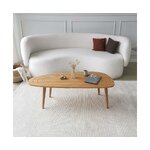 Massiivipuinen sohvapöytä makea (asir)