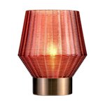 Punainen led-pöytävalaisin tyylikäs glamouri (paulmann)