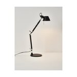 Black table lamp micro (artemide)