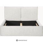 Gray-beige bed (dream) 200x200 whole