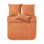 Oranssi neliömäinen puuvillainen peittolaukku (noelle) 220x240