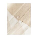 Puuvillainen peittolaukku beige kuviolla (elinor) 220x240