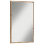 Black reversible wall mirror astral