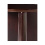Tummanruskea massiivipuinen sohvapöytä (miya) kauneusvirheellä