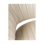 Kermanvärinen samettityötuoli (laria) ehjä