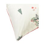 Puuvillainen peittolaukku kuusikuvioisella (mänty) 200x200