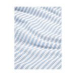 Valge-Sinine Triibu Mustriga Puuvillane Tekikott (Lorena)220x240