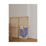 Seina Poster Blue Stripe At Concorde (Poster and Frame) 50x70