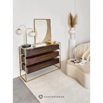 Brown Design Chest of Drawers (Lyle)
