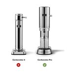 Stikla pudeles Carbonator pro dzirkstošā ūdens automātam 2 gab (arke)