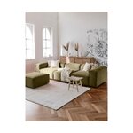 Zaļš liels moduļu dīvāns ar ottoman (Lennon) neskarts