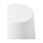 White dimmable table lamp with USB port (fausta) with cosmetic defect