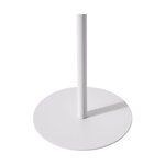 White dimmable table lamp with USB port (fausta) with cosmetic defect