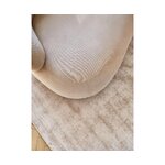 Light brown hand-woven viscose rug (jane) 200x300 with a flaw