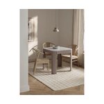 Gaišs izvelkams pusdienu galds (samos) ar skaistuma trūkumu