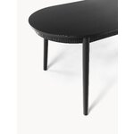 Black Extendable Dining Table (Calary) 92x180-230