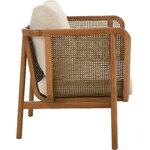 Solid wood design armchair callo ) with a beauty flaw