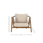 Massiivipuinen design-nojatuoli callo) ehjä