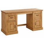 Brown solid wood desk (selam)
