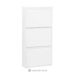 White shoe cabinet Caruso (rough design) with cosmetic flaws.
