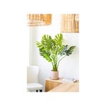 Keinotekoinen kasvi (monstera), jossa on kauneusvirhe