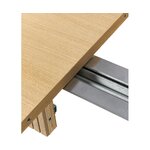 Обеденный стол раздвижной светло-коричневый (калар) 92x180-230 с косметическими дефектами