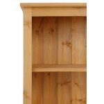 Light brown solid wood shelf